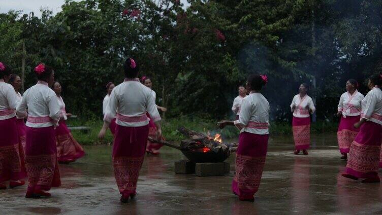 少数民族篝火晚会