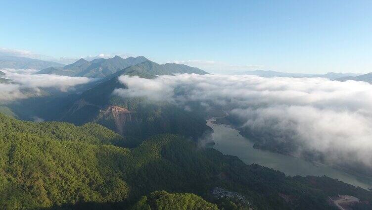 山川云海 航拍 