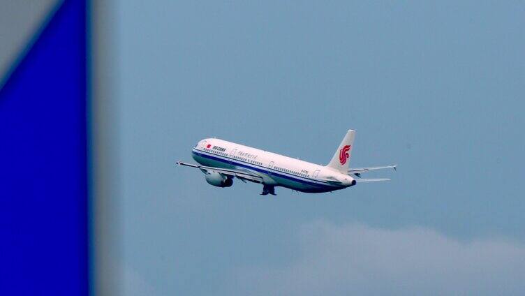 中国国际航空 飞机起飞 国际航空