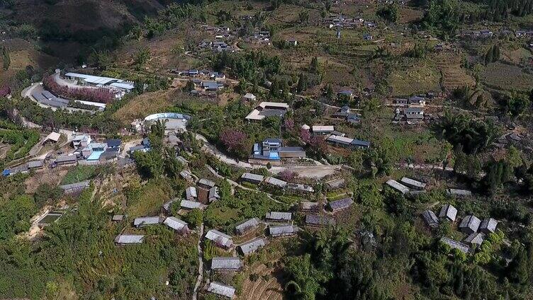 航拍大山素材