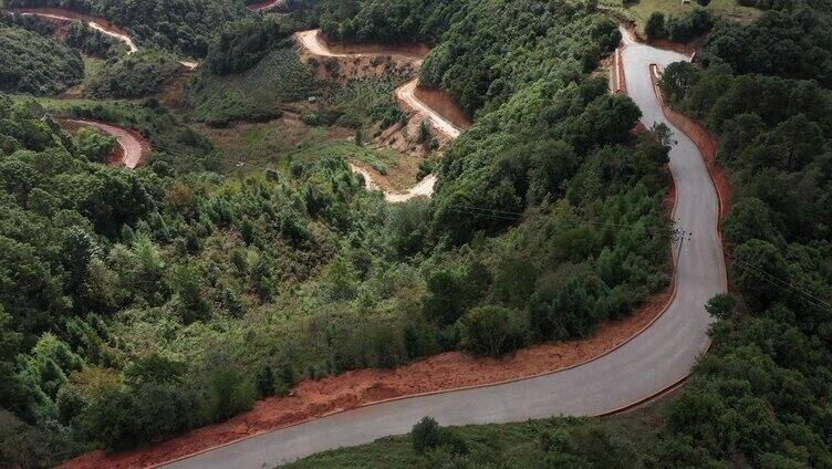 盘山公路实景