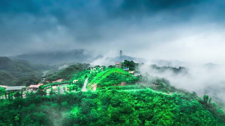 雨后金斗岭生态景区秘境