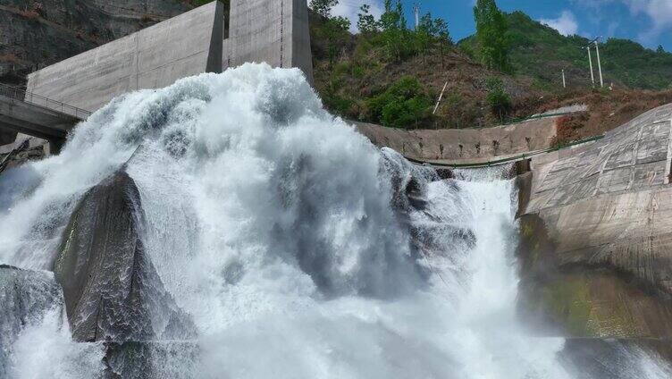 山水航拍贵州纳雍夹岩水库工程