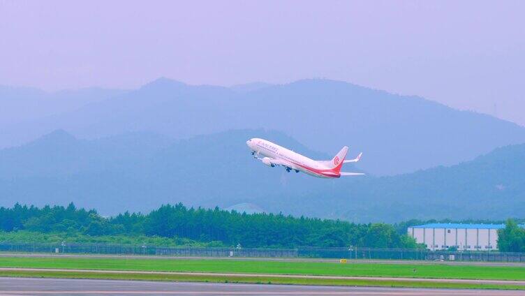 奥凯航空 飞机起飞