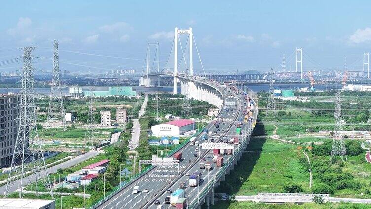 中国广东省广州市海鸥岛南沙大桥