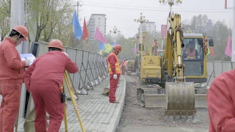 中国石油工人施工现场