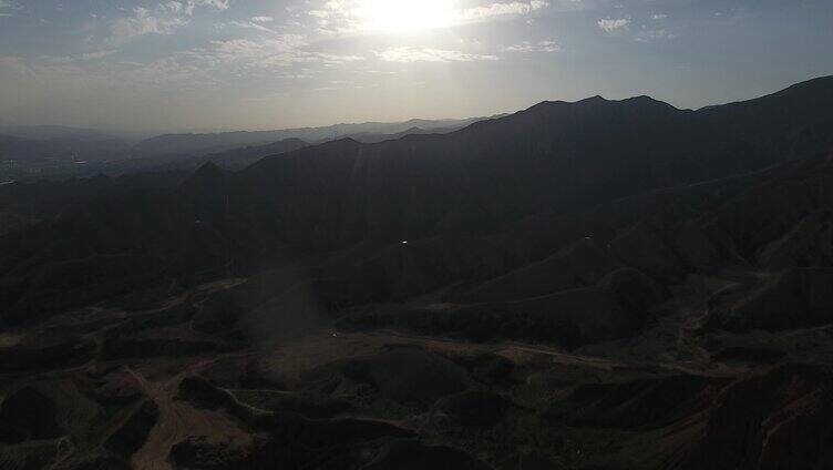 自然 大山 山脉 山峦 风景 航拍 