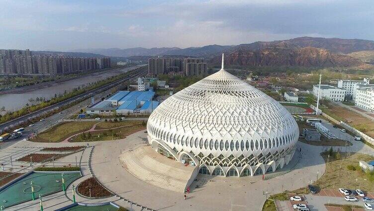 临夏航拍大剧院