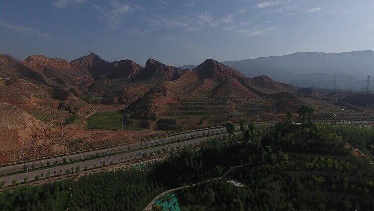 自然 大山 山脉 山峦 风景 航拍 