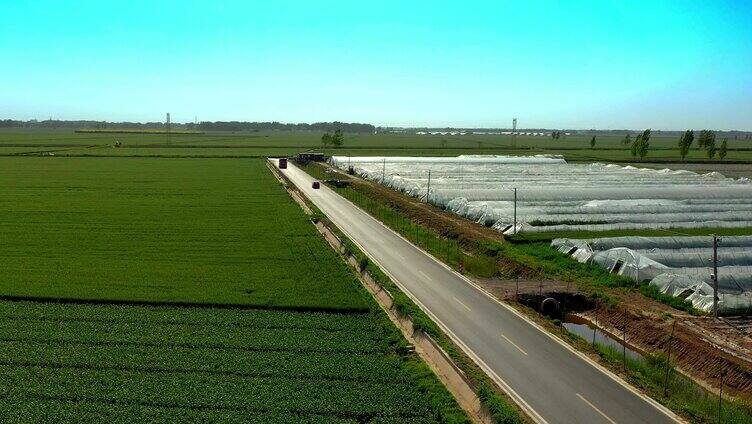 乡村田野道路航拍合集