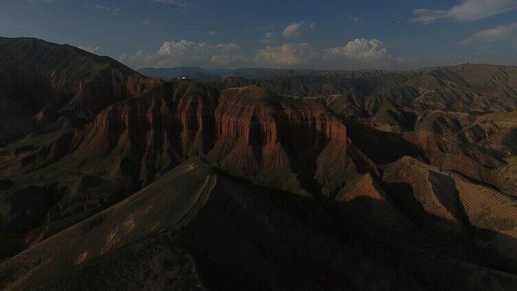 自然 大山 山脉 山峦 风景 航拍 