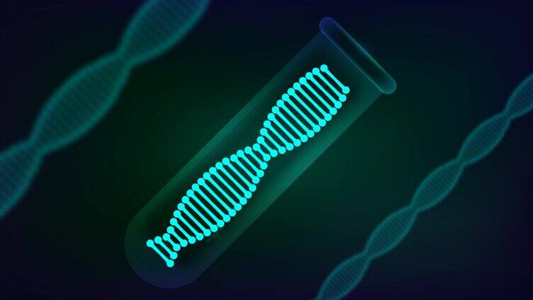 循环动态DNA视频素材