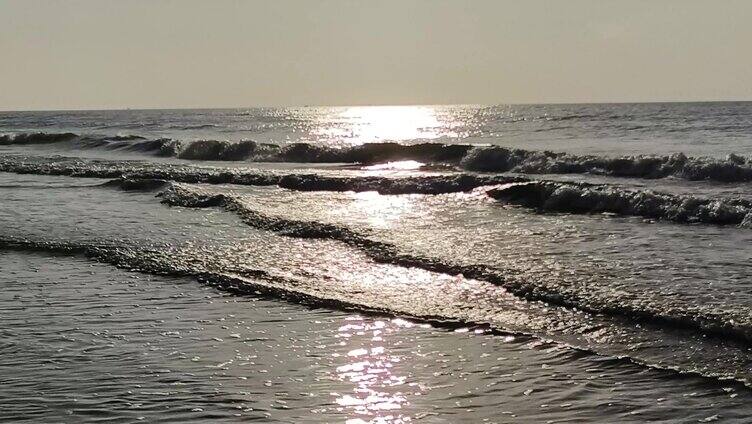  大海浪花 海边潮汐 沙滩海岸海浪