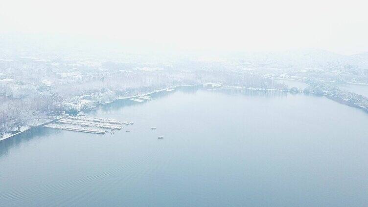 杭州西湖雪景浙江雪景