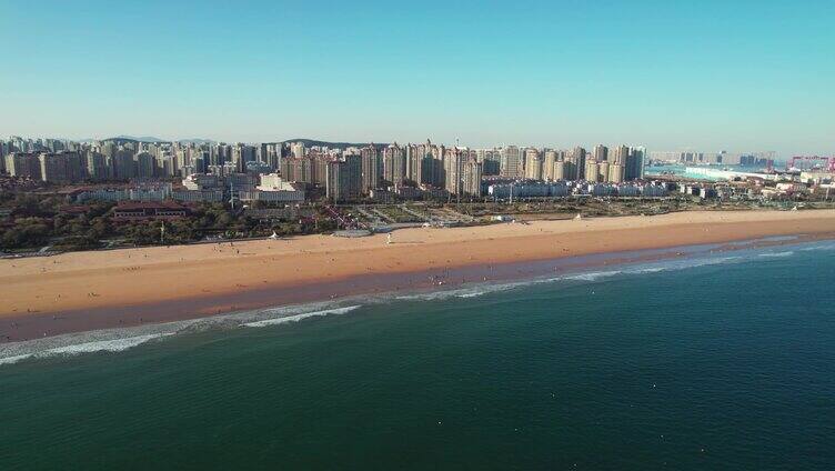 海边 金沙滩 海浪