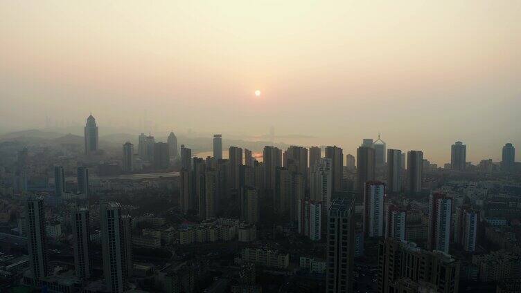 金茂湾 日出早晨