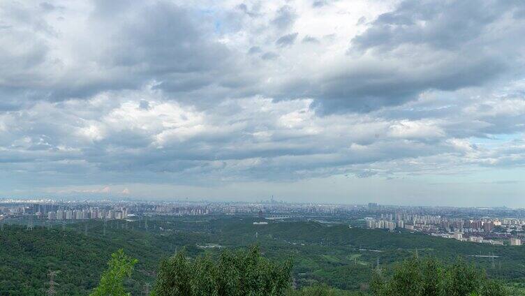 俯瞰北京城市风光