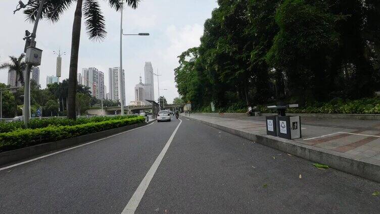 南宁 民族大道 沿途高楼 街道风光 南宁