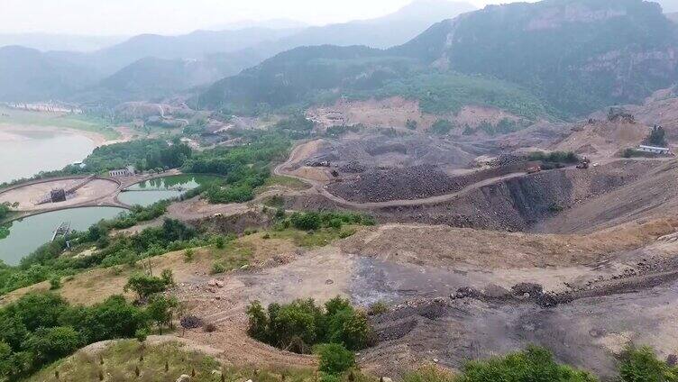 矿场 塌陷区 煤矿 煤矿塌陷区