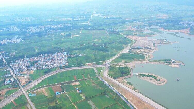 马河水库 滕州第一大水库 水库 航拍马河