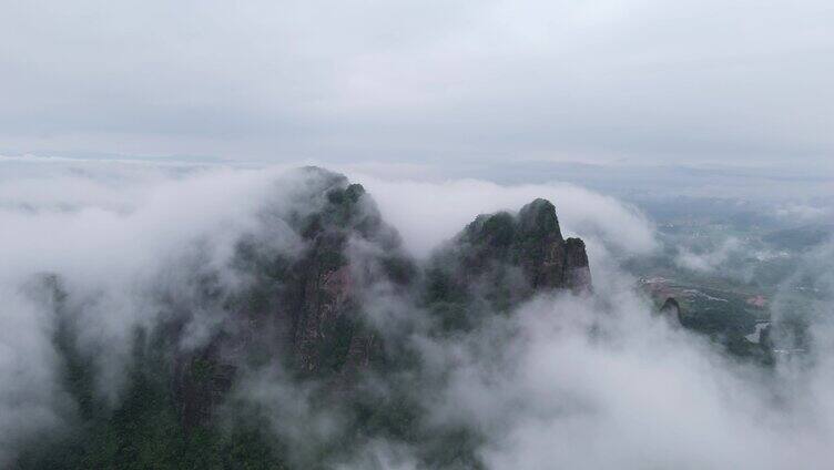 都峤山航拍八叠峰