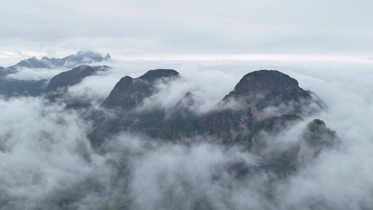 都峤山航拍延时