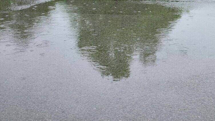 （合集）夏天下雨天雨季下雨雨水水滴