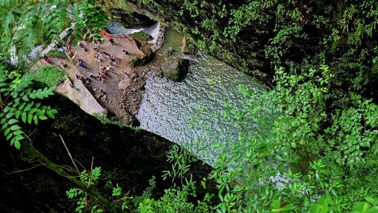 （合集）唯美4K湖北恩施森林山泉泉水流水