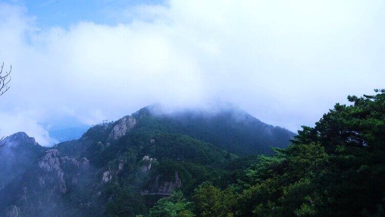 大山深处云雾叠峦  4K素材