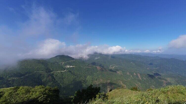 山间云雾延时