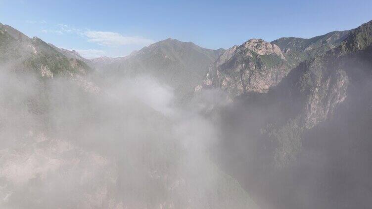 航拍 门源 农田 自然 山脉 农村 天空