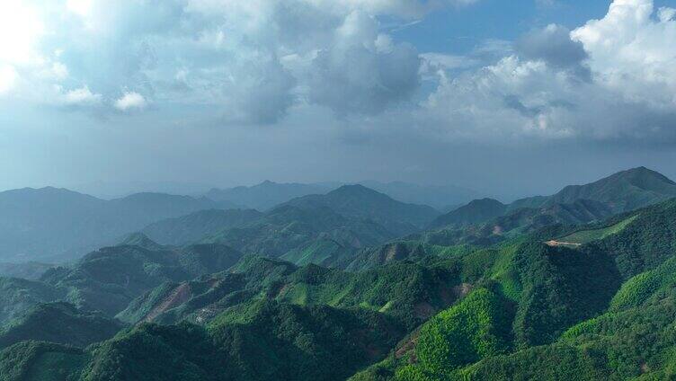 原始森林 群山航拍