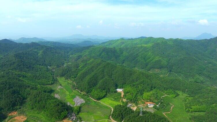 群山 田野 航拍 5