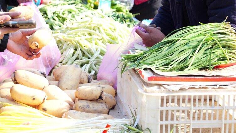 赶集 市场 年集 赶年集 年味 买卖大集