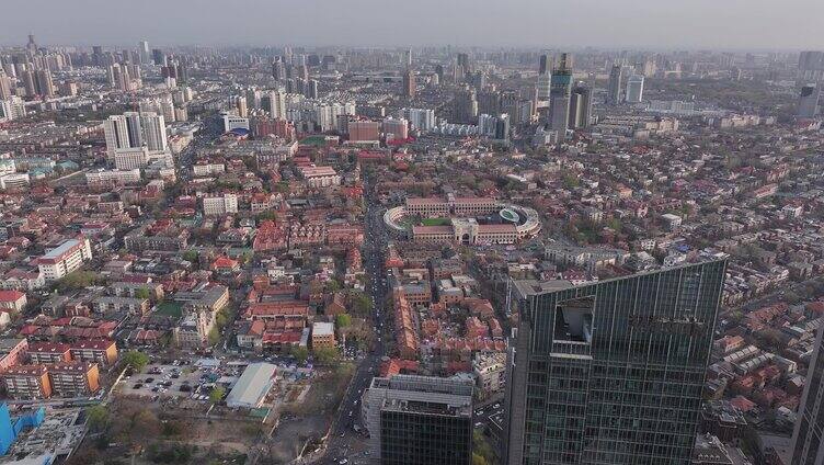 天津居民楼航拍全景