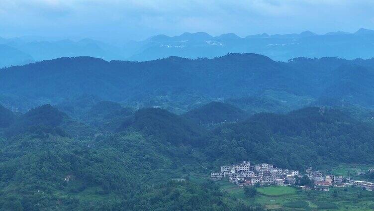 青岩古镇 夜景 山脉 古镇 古建筑