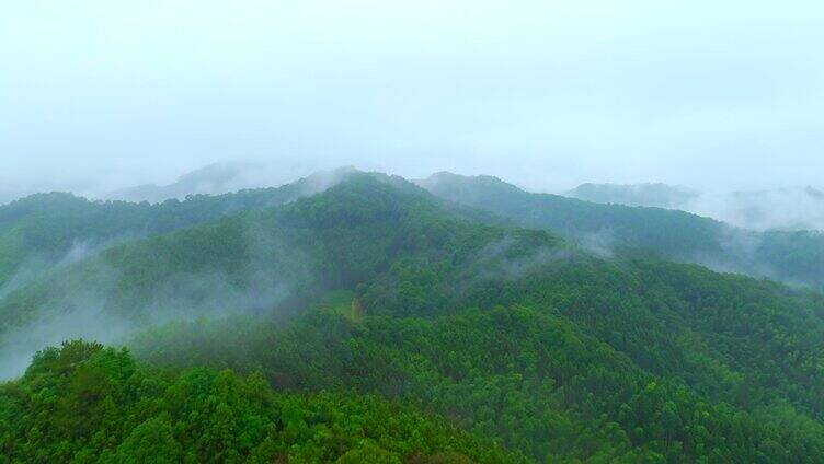 群山 云雾 航拍 3