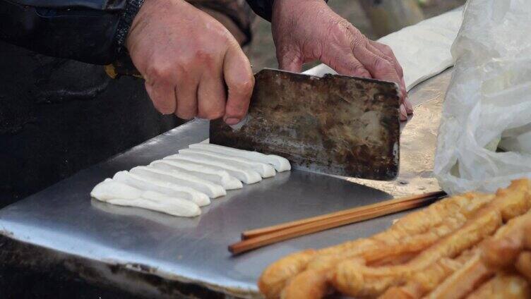 油条 油炸 早餐 早晨 早上 农村 面食