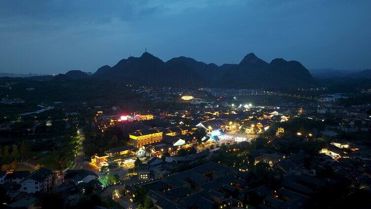 贵州 青岩古镇 夜景