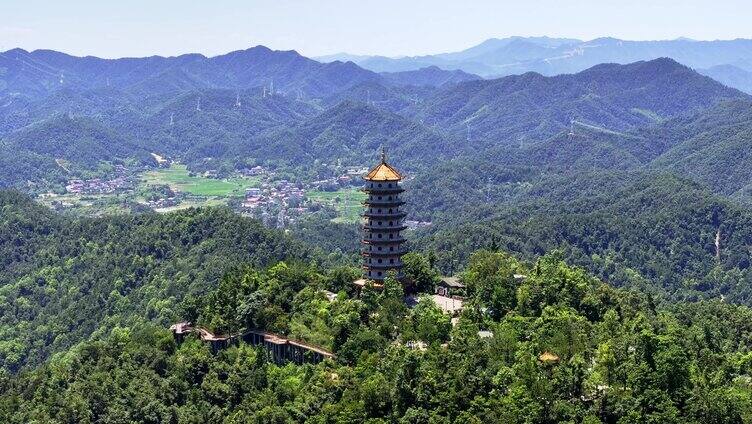 湖南省浏阳市西湖山楚文塔文物古迹【组镜】