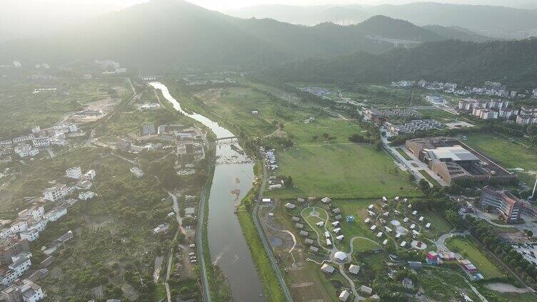 广州市从化区鸭洞河 生态小镇露营地 