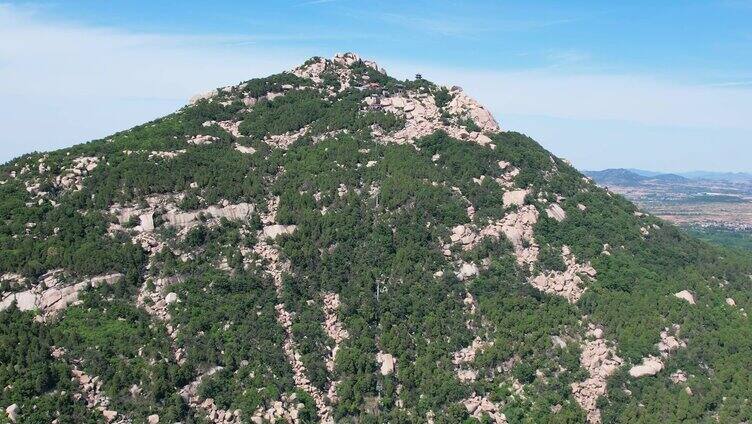 航拍峄山 峄山 石头 风景 旅游 景点 