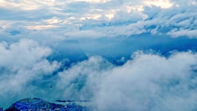 三峡红叶云海