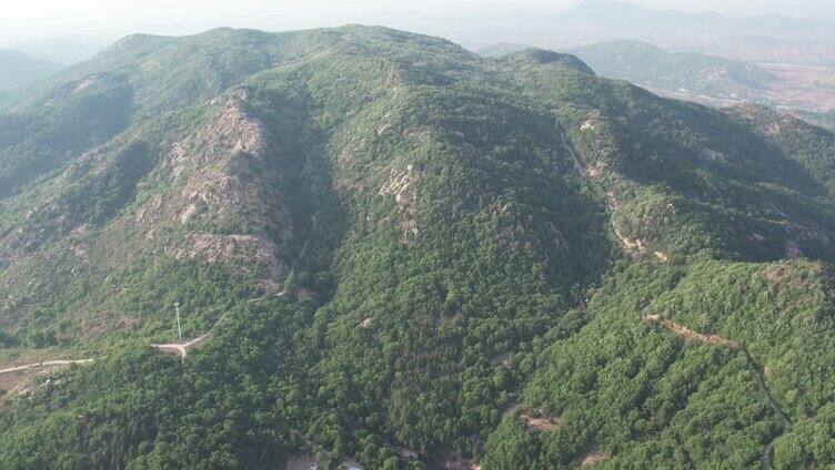 滕州航拍 航拍滕州 莲青山国家森林公园 