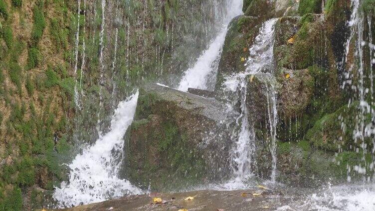 山东枣庄 山亭龙床水库 流水 小溪 水面