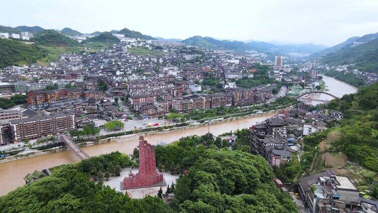 航拍旅游风景区