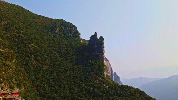 大气航拍神女峰