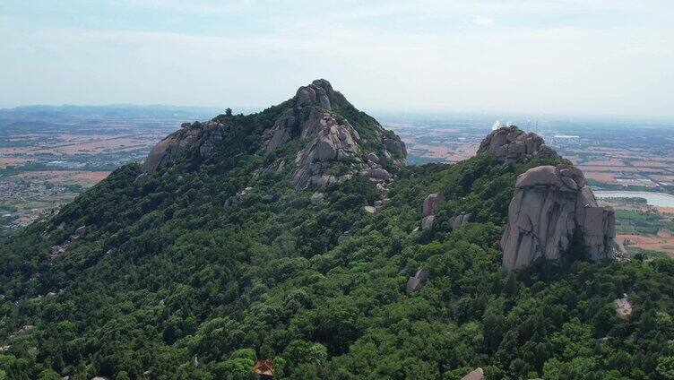 航拍峄山 峄山 石头 风景 旅游 景点 