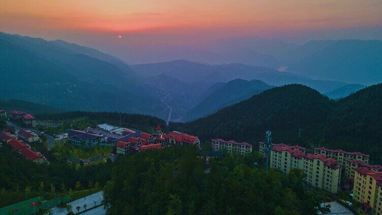 航拍长江三峡云海日出