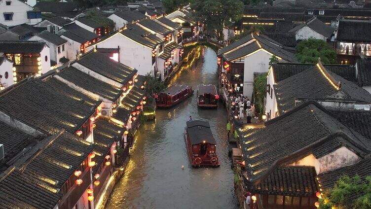 苏州七里山塘夜景